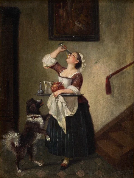 coupe de champagne 1877 cotillon danse jeu